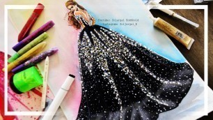 'Super Easy Fashion Illustration Dress Painting - Beginner Level'