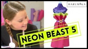 'Fashion Design Toy | Neon Beast 5 | How To Style Your Own Dress | Play Fashion Designer | Harumika'