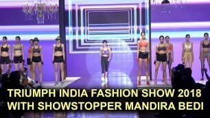 'Triumph India Fashion Show 2018 | Mandira Bedi As Showstopper | TVNXT Bollywood'