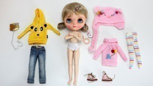 'Doll Collector Blythe Doll Clothes TTYA look outfit - DOLLHOUSE Mega TOYS'