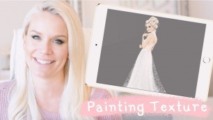 'How to Create Paint Textures in Procreate - Fashion Illustration'