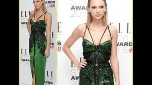 'Taylor Swift Rocks Sleek Green Look to Elle Style Awards 2015 Watch!'