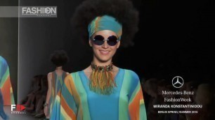 '\"MIRANDA KONSTANTINIDOU\" Spring Summer 2015 Berlin Fashion Week by Fashion Channel'