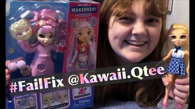 '#FailFix Makeover Fashion Dolls by Moose Toys - Fail Fix Kawaii Qtee - Unboxing & Review'