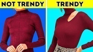 'Superb Clothes Transformation || Trendy Fashion Hacks For Girls'