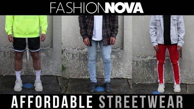 'Fashion Nova Men Streetwear Haul | How To Style, Sizing & Affordable || 2019 Lookbook / Spring'
