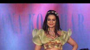 'Bollywood actress sizzles on ramp for charity fashion show in Mumbai'