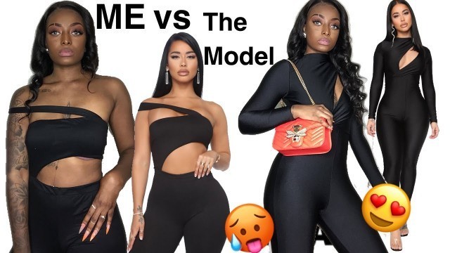 'ME VS. FASHIONNOVA MODEL'