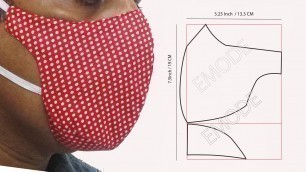 'Mask stitching with filter pocket EMODE'
