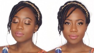 'Fresh Spring Glam Makeup Tutorial for beginners  2016 | JASMINE ROSE black women makeup'