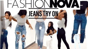 'Fashion Nova denim Jeans Haul size 0 , size 1(UK size 4-6) 2021| Slim Girl Friendly?|#Fashionnova'