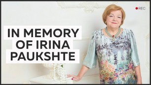 'Irina Paukshte\'s Remembrance Day. R.I.P.'