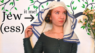 'What did medieval Jews wear? 13th and 14th Century Hair and Veil tutorial'