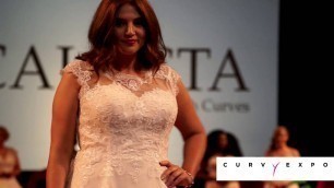 'Curvy Expo fashion show - Callista Bridal'