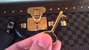 'Ordering & Receiving Louis Vuitton keys for Alzer 75 trunk unboxing FedEx delivery'