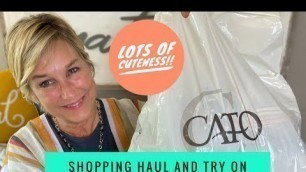 'CATO Shopping Haul and Try On'