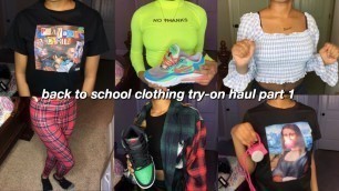 'HUGE BACK TO SCHOOL TRY-ON HAUL 2020 PART 1 