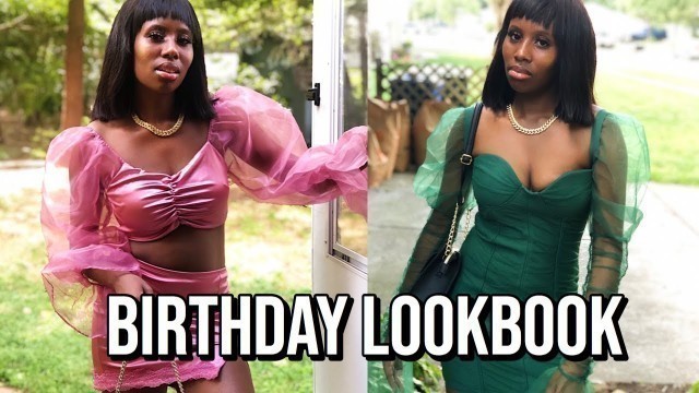 'MINI BIRTHDAY DRESS LOOKBOOK FT PRETTYLITTLETHING & FASHION NOVA'