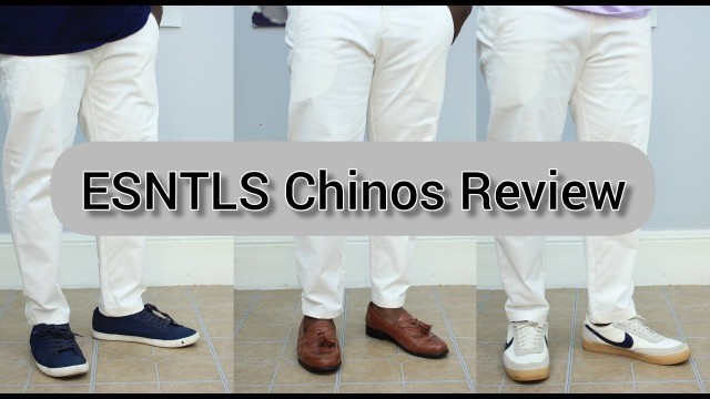 'ENSTLS Chino Review | Best Fitting Chinos For Muscular Men | Jose Zuniga\'s Clothing Line'
