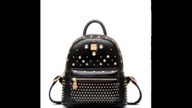 'Punk fashion rivet backpack.avi'