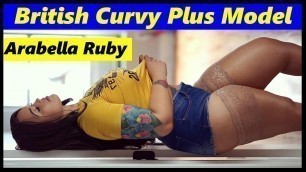 'Arabella Ruby British Curvy & Plus Size Model || Curvy Fashion nova ||Wiki,Bio || Super Girl'