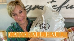 'CATO Fall Haul / Shopping Haul And Try On'