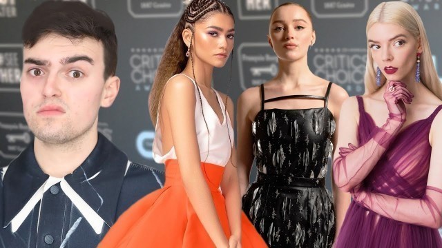 'CRITICS CHOICE AWARDS 2021 FASHION ROAST (Why did Louis Vuitton do THAT to Phoebe Dynevor?)'