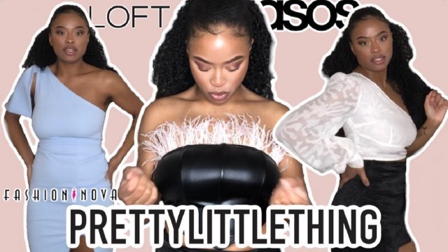 'HUGE PRETTYLITTLETHING, FASHION NOVA, ASOS & MORE TRY-ON HAUL'