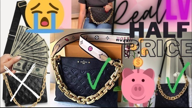 'How to make your own Louis Vuitton Coussin crossbody bag on the “CHEAP” Review of LV’s Daily Pouch'