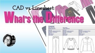 'Fashion CAD vs Fashion Linesheet What’s the difference'