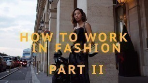 'How To Work In Fashion: Louis Vuitton, Off-White, & Beyonce | Aimee Song'
