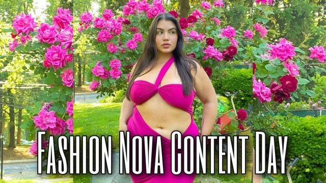 'CONTENT CREATING with RACHEL ANASTACIA | Fashion Nova | Curvy Model'