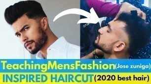 'TeachingMensFashion inspired Haircut | Best Haircut For Collage 2020'