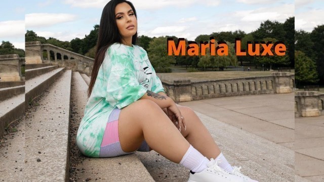 'Maria Luxe | Biography | British Beautiful Plus Size Fashion Nova Model | Influencer'