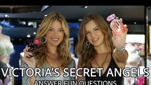 'Victoria\'s Secret Angels Josephine Skriver and Martha Hunt answer rapid-fire questions'
