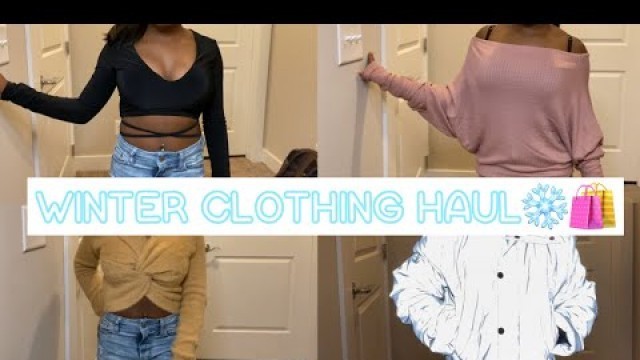 'WINTER TRY ON CLOTHING HAUL | PrettyLittleThing, Fashion Nova, and more!!'