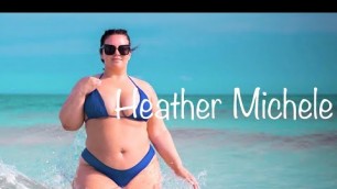 'Hermosa Curvy model Michel Modelo plus size popular'