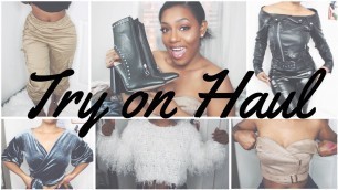 'Fall Try-on Haul | Fashionnova, Boohoo, PrettyLittleThing, Missguided & More!'