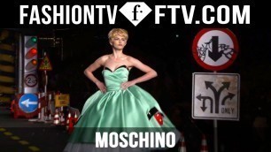 'First Look! Moschino Spring 2016 Milan Fashion Week | MFW | FTV.com'