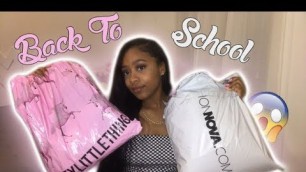 '2018 Back-To-School Clothing Haul ft. FASHION NOVA & PRETTYLITTLETHING! 