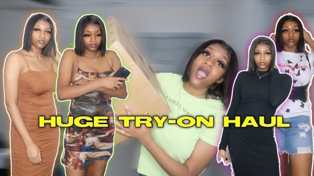 'HUGE TRY-ON HAUL (SHEIN,PRETTYLITTLETHING, & FASHION NOVA)'