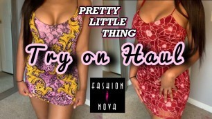 '♡ DRESS TRY-ON HAUL FASHION NOVA & PRETTYLITTLETHING'