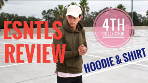 'ESNTLS Hoodie Review! TeachingMensFashion 4th Collection | Jose Zuniga\'s shirt and hoodie'