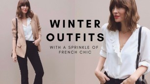'WINTER OUTFITS 2021 | With a sprinkle of French style chic'