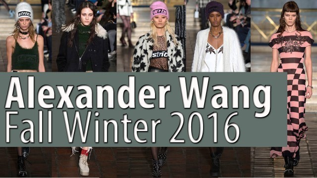 'Alexander Wang Fall 2016 Fashion Show: Highlights, Looks & Reviews'