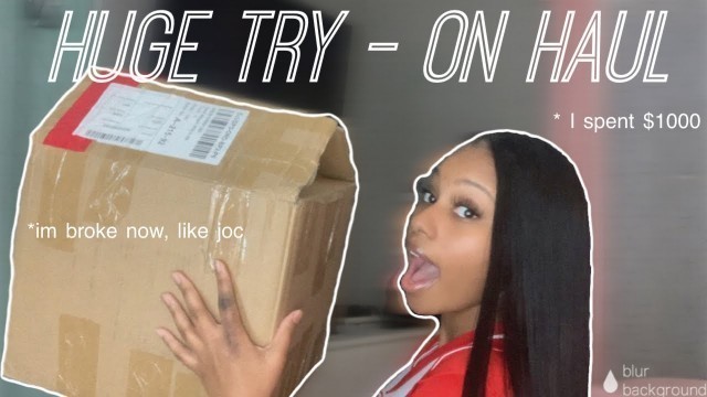 'HUGE TRY-ON HAUL SHEIN, FASHION NOVA, PRETTYLITTLETHING ECT.'