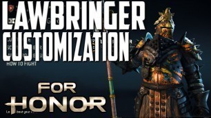 '[For Honor] How I Customize My Lawbringer'
