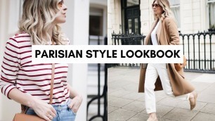 'PARISIAN STYLE OUTFIT IDEAS | French Women Chic | LOOKBOOK 2021'