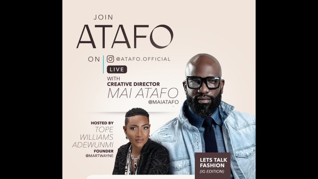 'Mai Atafo | Business of Fashion | Let\'s Talk Fashion | Instagram Live (Part 1 of 2)'