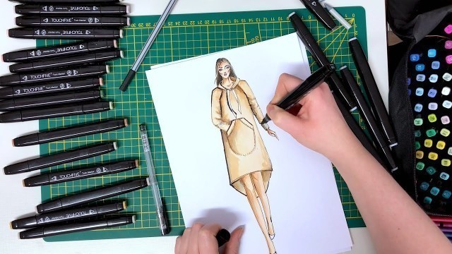 'How to draw I Learn fashion illustration I Tutorial I hoodie I Step by step'